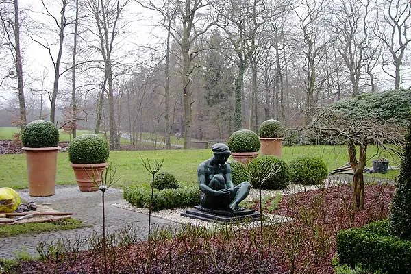 Historische Gartenaufnahme